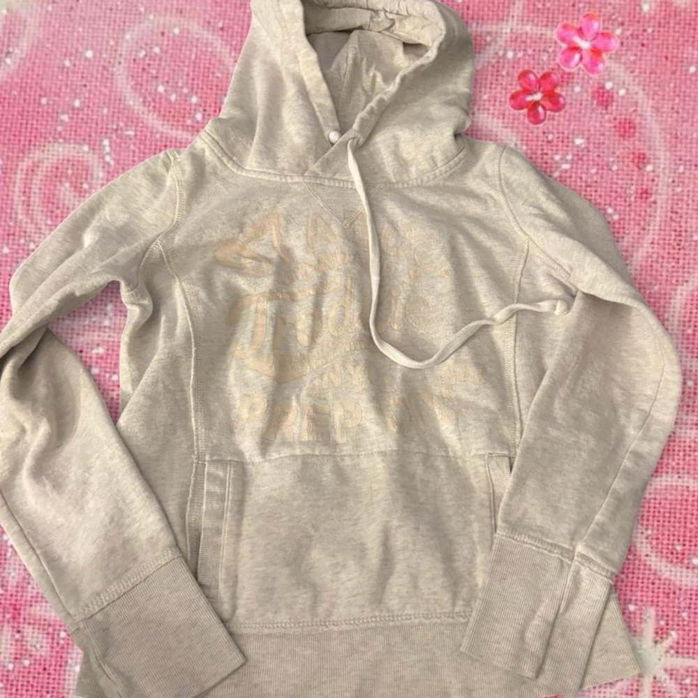 American Eagle Outfitters Light Beige Pullover Hoodie